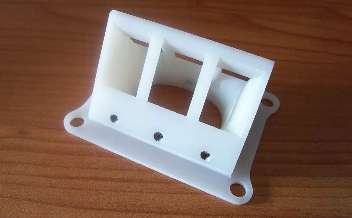 3D printed reed valve for racing motorbike made by flexible Windform FX helps to improve the engine performance