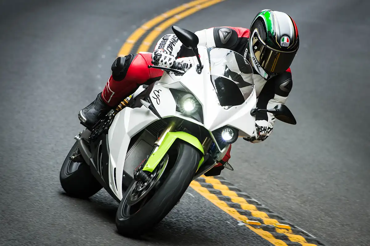 Energica Ego electric motorcycle. Credit Scott Jones