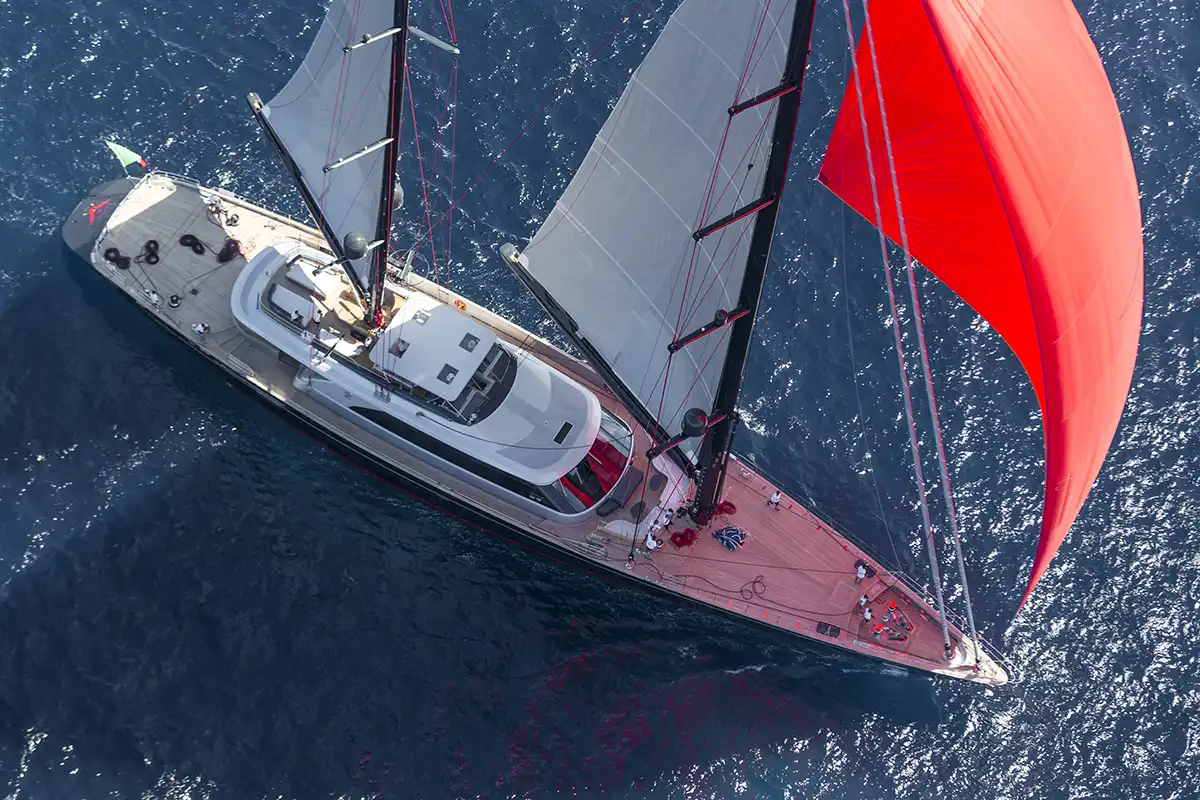 Perini Navi Spa Yacht fitted with cars made by CRP Meccanica