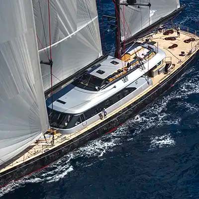 High-Precision Titanium Mainsail Batten Cars for Perini Navi Yachts