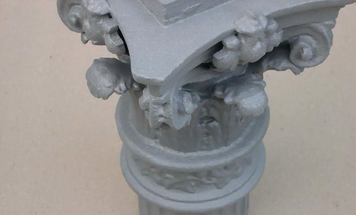 Prototipo in scala di un capitello pseudo-composito