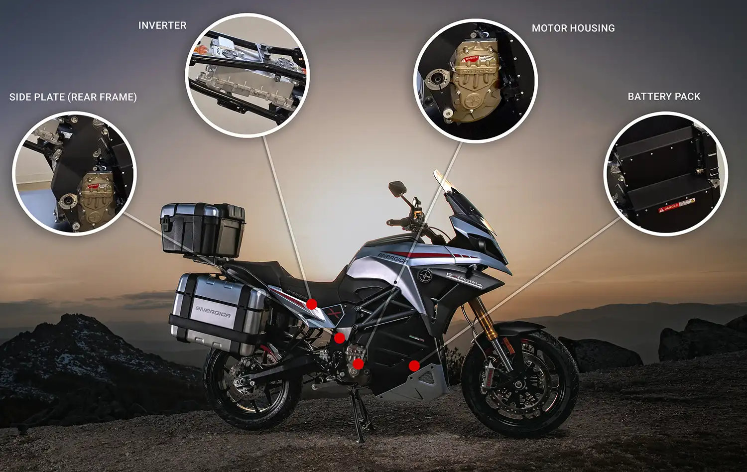 Energica Experia Europe’s first electric Green Tourer bike