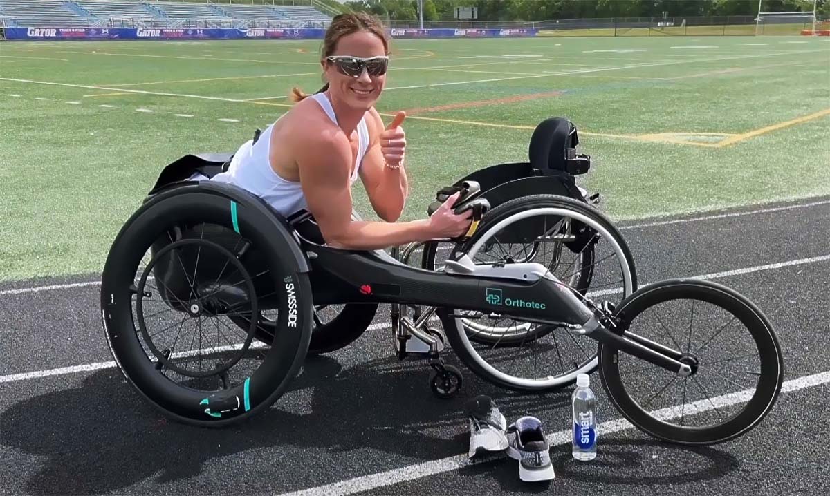 La campionessa paralimpica Tatyana McFadden. Per gentile concessione di Tatyana McFadden